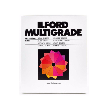 ILFORD 1 JEU DE 12 FILTRES MULTIGRADE 8,9X8,9