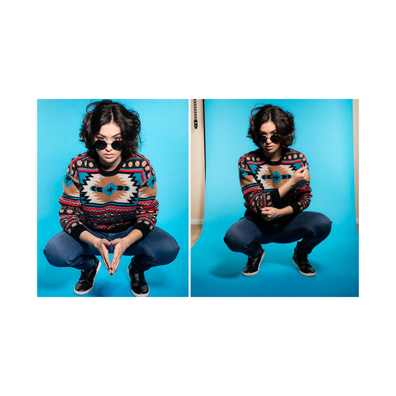  BD FOND STUDIO PAPIER 2,72X11M BLUE HEAVEN  BD103A1