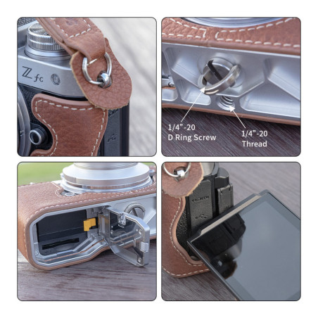 Smallrig 3481 leather half case nikon zfc