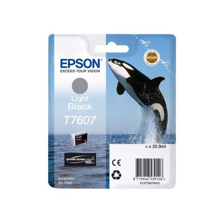 EPSON ENCRE T7607 ORQUE GRIS / P600