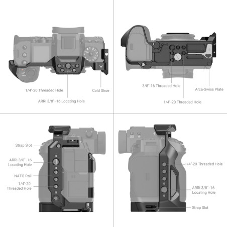 SmallRig 3934 Cage POURFUJIFILM X-H2S