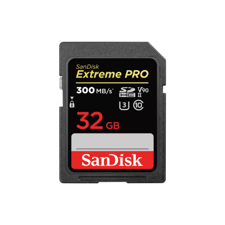 SanDisk ExtremePRO SDHC V90 32GB 300MB UHS-II