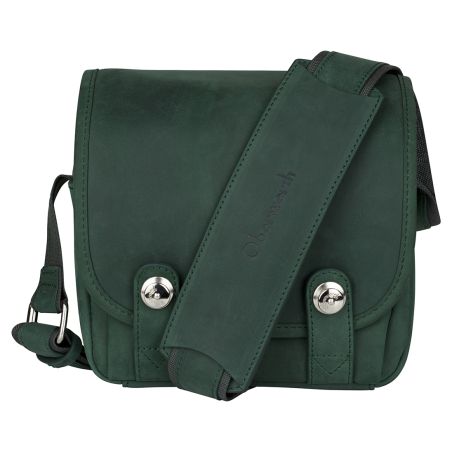 OBERWERTH THE Q BAG PINE TREE GREEN CUIR