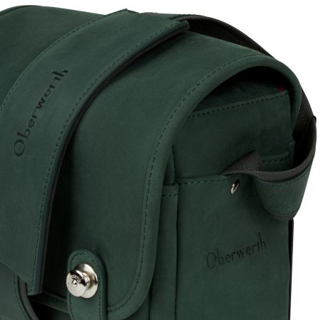 OBERWERTH THE Q BAG PINE TREE GREEN CUIR