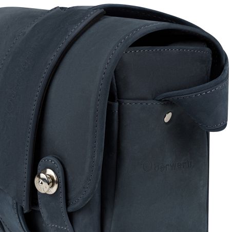 OBERWERTH THE Q BAG MIDNIGHT BLUE CUIR HYDRO