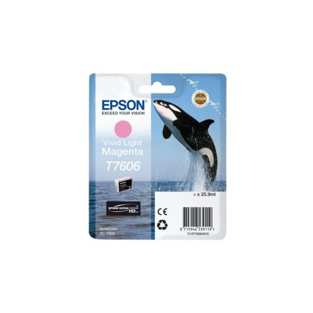 EPSON ENCRE T7606 ORQUE MAGENTA CLAIR POUR P600