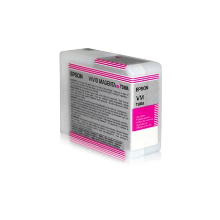 EPSON T580A ENCRE VIVID MAGENTA POUR 3800/3880 80ml