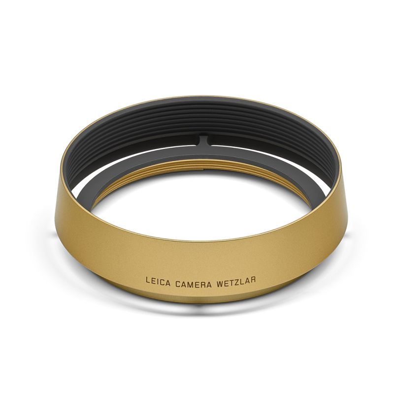 LEICA Q3 PARE-SOLEIL ROUND BRASS FIN 19659