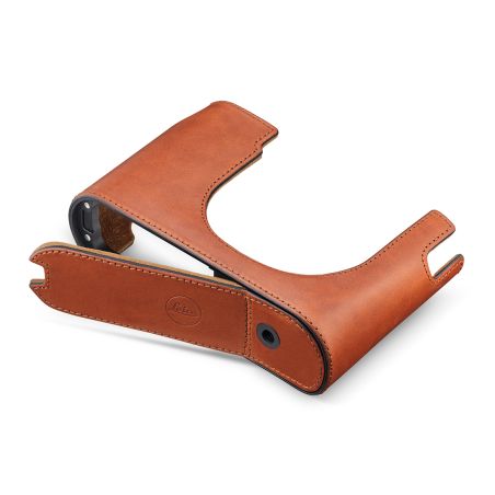 LEICA Q3 DEMI ETUI CUIR COGNAC 19652