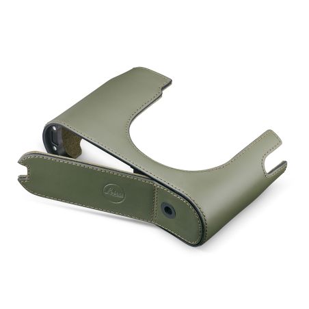 LEICA Q3 DEMI ETUI CUIR VERT OLIVE 19653