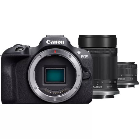 CANON EOS R100+RF-S 18-45+55-210/5-7.1 IS STM