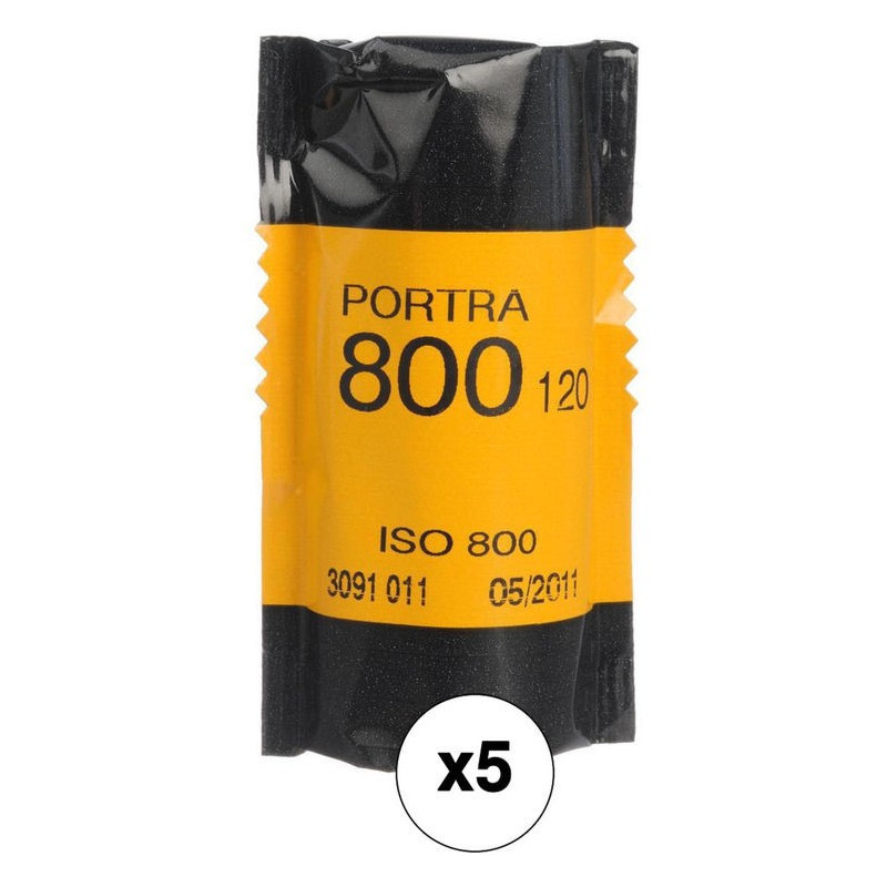 KODAK PORTRA 800 - 120 PACK DE 5