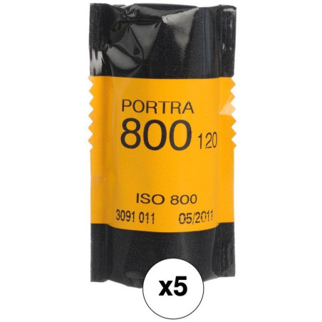 KODAK PORTRA 800 - 120 PACK DE 5