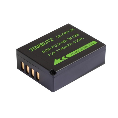 STARBLITZ BATTERIE COMPAT. FUJI NP-W126 STARBLITZ BATTERIE COMPAT. FUJI NP-W126
