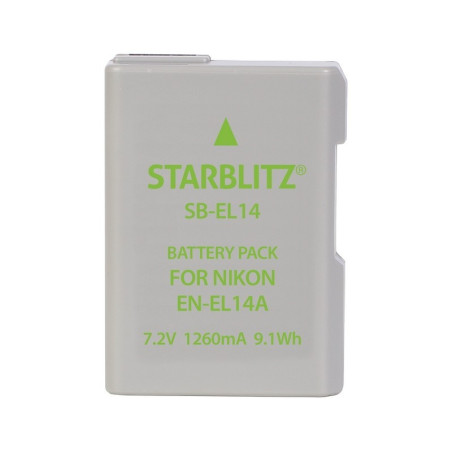 STARBLITZ BATTERIE COMPAT. NIKON EN-EL14 STARBLITZ BATTERIE COMPAT. NIKON EN-EL14