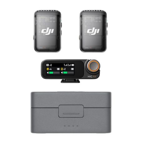 DJI Mic 2 - Microphone sans fil pour vlogging, interviews et aventures en  plein air