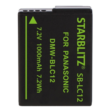STARBLITZ BATTERIE COMPAT. PANASONIC DMW-BLC12 STARBLITZ BATTERIE COMPAT. PANASONIC DMW-BLC12