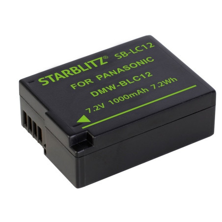 STARBLITZ BATTERIE COMPAT. PANASONIC DMW-BLC12 STARBLITZ BATTERIE COMPAT. PANASONIC DMW-BLC12