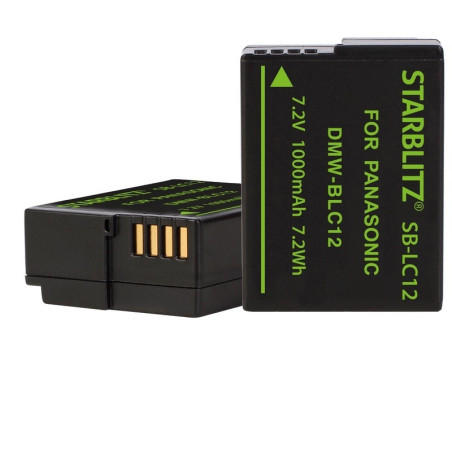 STARBLITZ BATTERIE COMPAT. PANASONIC DMW-BLC12 STARBLITZ BATTERIE COMPAT. PANASONIC DMW-BLC12