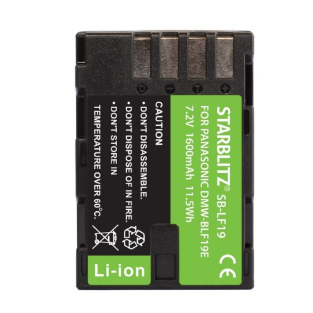 STARBLITZ BATTERIE COMPAT. PANASONIC DMW-BLF19 STARBLITZ BATTERIE COMPAT. PANASONIC DMW-BLF19