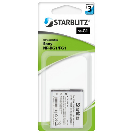 STARBLITZ BATTERIE COMPAT. SONY NP-BG1/FG1 STARBLITZ BATTERIE COMPAT. SONY NP-BG1/FG1