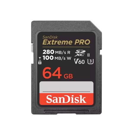 SANDISK SD EXTREME PRO UHS-II 64GB 280MB/S V6