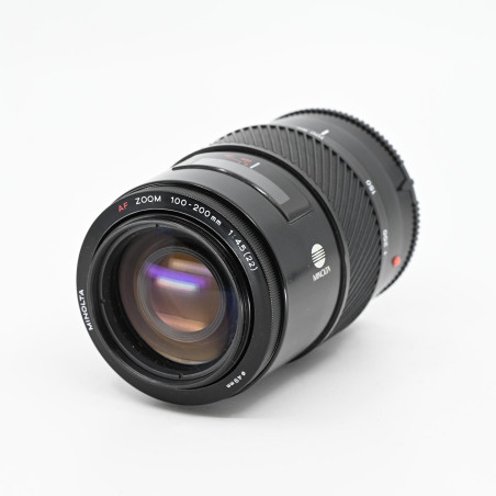 Minolta AF Zoom 100-200mm f/4.5 d'Occasion Bon État Garantie 12 Mois