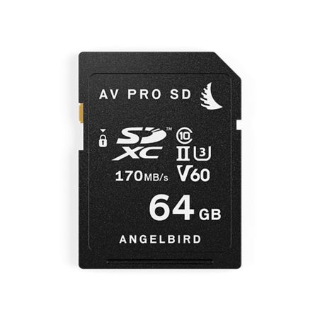 Angelbird SD Card AV PRO UHS-II 64Go V60