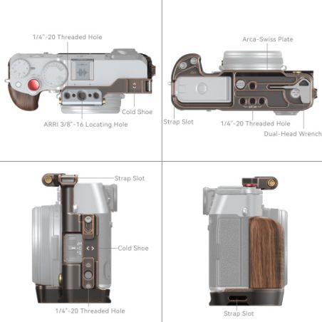 SMALLRIG 4557 Cage Retro for Fujifilm X100VI