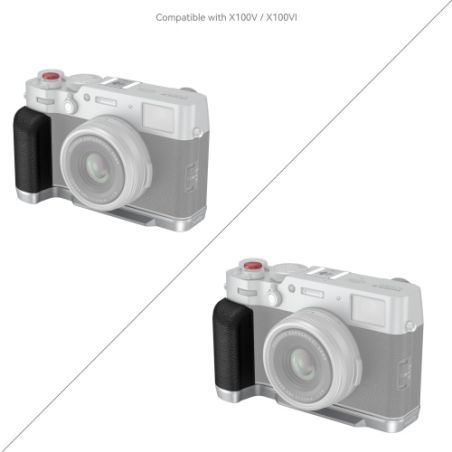 SMALLRIG 4555 L-Shape Grip for Fujifilm X100VI / X100V Silver
