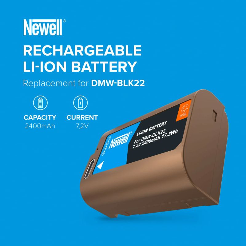 Newell DMW-BLK22 USB-C Battery for Panasonic