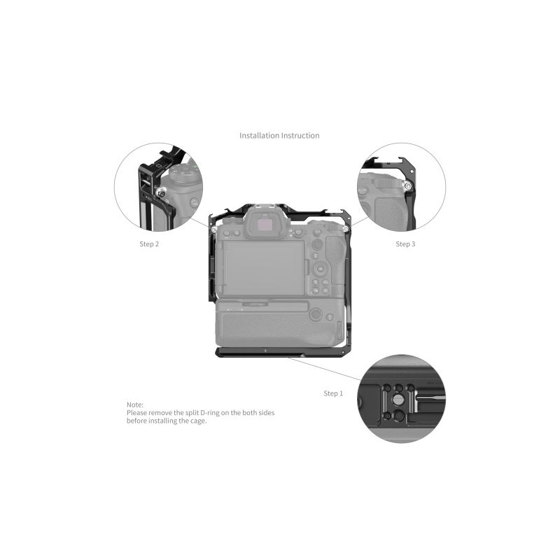 SMALLRIG 4524 CAGE NIKON Z 6III AVEC MB-N14 G