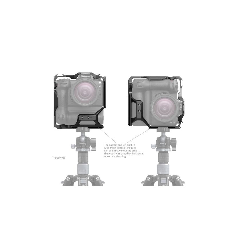 SMALLRIG 4524 CAGE NIKON Z 6III AVEC MB-N14 G