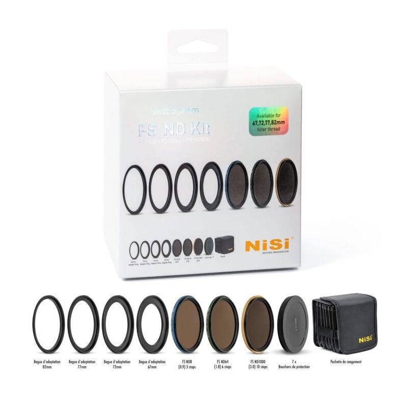 NISI KIT SWIFT ND FS ND8/ND64/ND 1000 67-82