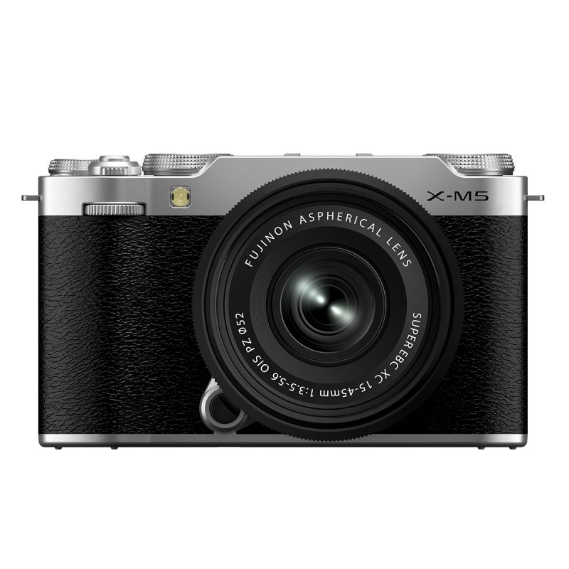 FUJIFILM X-M5silver + XC15-45mm