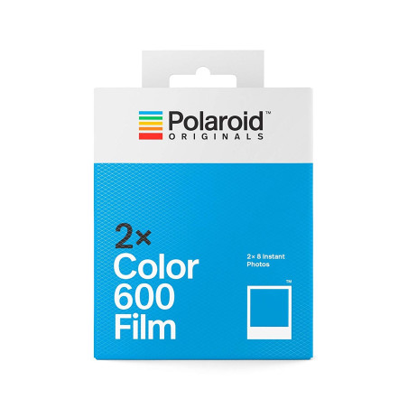 POLAROID 600 FILM DOUBLE PACK COULEUR