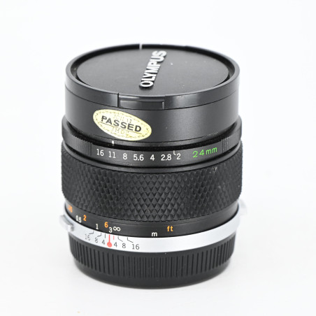 Olympus OM Zuiko Auto-W 24mm f/2 d'Occasion Bon État Garantie 12 Mois