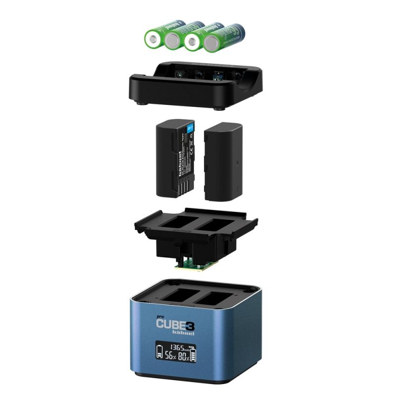 HAHNEL CHARGEUR PROCUBE3 BATT. PANASONIC BLC1
