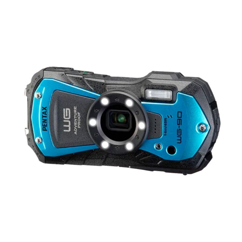 Pentax WG-90 Bleu – Appareil photo compact tout-terrain 16 MP