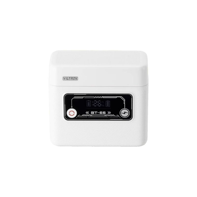 VILTROX Chargeur Powerbank – Pour Canon LP-E6