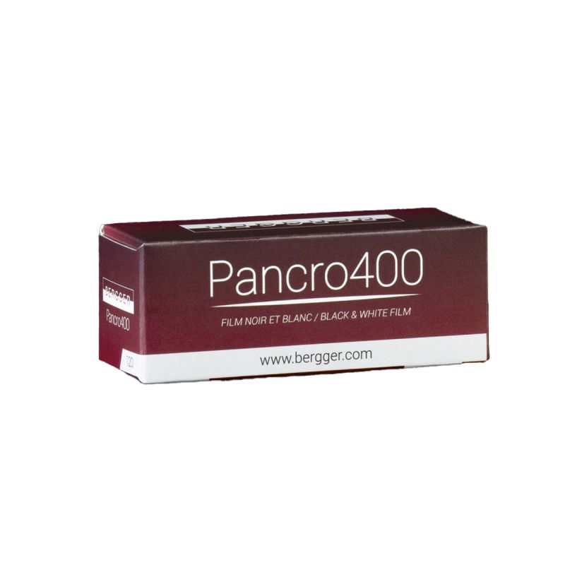 Bergger Panchro400 120 Film moyen format noir et blanc – ISO 400 – Grain fin et haute résolution