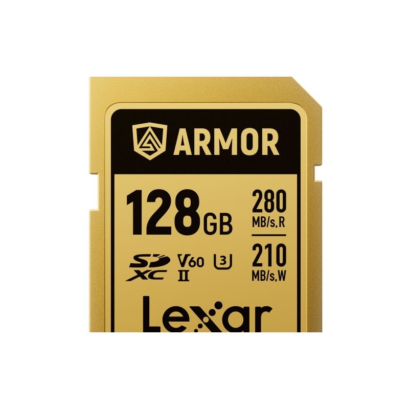 LEXAR SDXC PRO GOLD ARMOR 128GB V60 R280/W210
