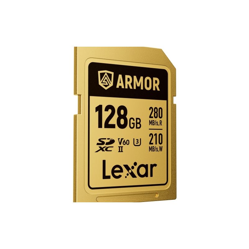 LEXAR SDXC PRO GOLD ARMOR 128GB V60 R280/W210