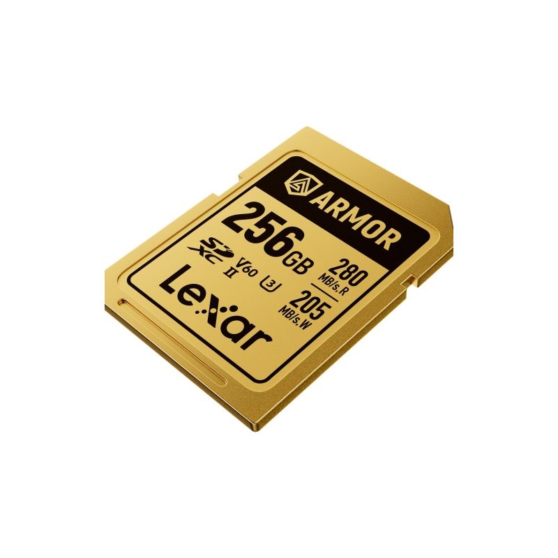 LEXAR SDXC PRO GOLD ARMOR 256GB V60 R280/W210