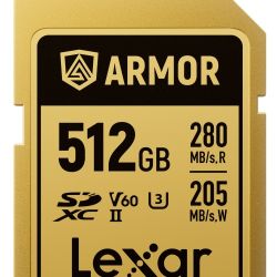 LEXAR SDXC PRO GOLD ARMOR 512GB V60 R280/W210