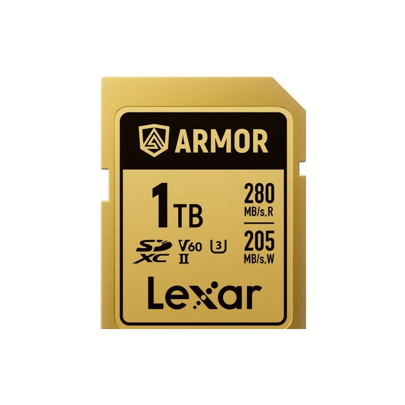 LEXAR SDXC PRO GOLD ARMOR 1TB V60 R280/W210