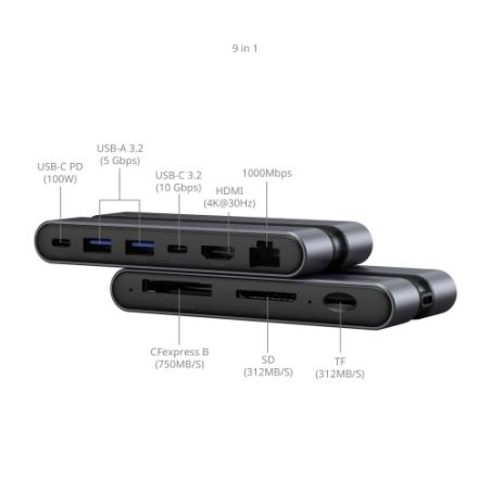 SmallRig 4662 Station d’accueil CFexpress Type B – Hub USB-C 9-en-1 haute performance SmallRig 4662 Station d’accueil CFexpress Type B – Hub USB-C 9-en-1 haute performance