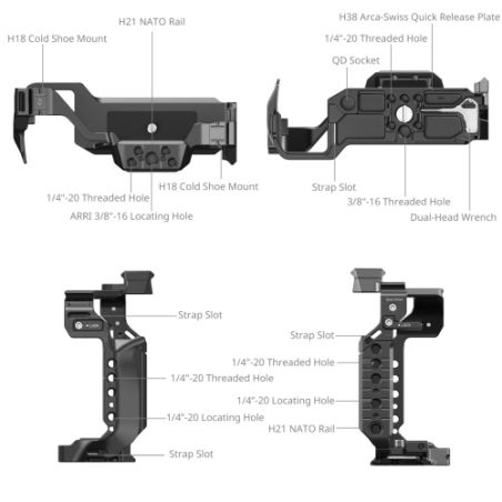 SMALLRIG 4902 Cage LUMIX S1 II / S1 IIE / S1R II / S5 II / S5 IIX / G9 II SMALLRIG 4902 Cage LUMIX S1 II / S1 IIE / S1R II / S5 II / S5 IIX / G9 II