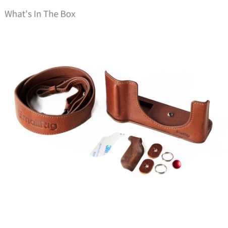 SMALLRIG 5268 Leather Case Kit GFX100RF Brown SMALLRIG 5268 Leather Case Kit GFX100RF Brown