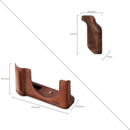 SMALLRIG 5268 Leather Case Kit GFX100RF Brown SMALLRIG 5268 Leather Case Kit GFX100RF Brown